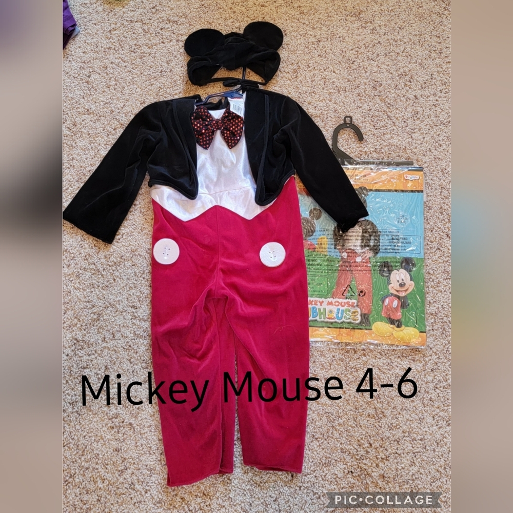 Disney Mickey Mouse Kids Costume - Black, Red, White
